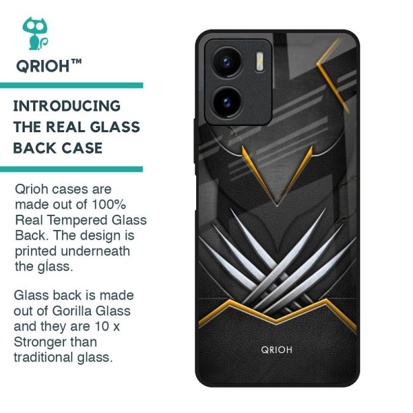 Black Warrior Glass Case for Vivo Y15s Sale