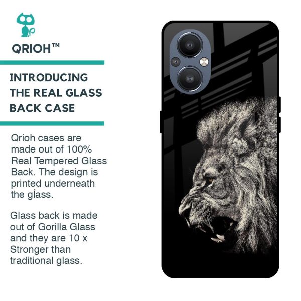 Brave Lion Glass case for OnePlus Nord N20 5G Online Hot Sale