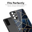 Abstract Tiles Glass Case for Vivo Y15s For Cheap