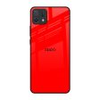 Blood Red Glass Case for Oppo A16K Sale