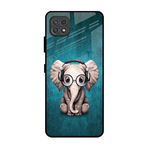 Adorable Baby Elephant Glass Case For Samsung Galaxy F42 5G Online now