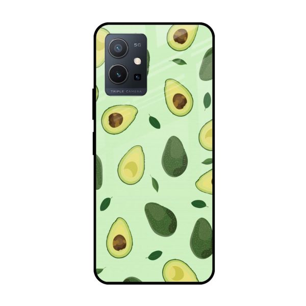 Avocado Green Glass Case For Vivo Y75 5G For Sale