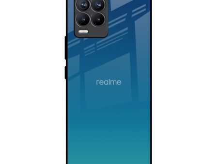 Celestial Blue Glass Case For Realme 8 Pro Online now