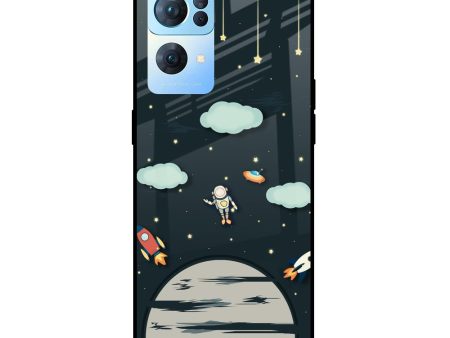 Astronaut Dream Glass Case For Oppo Reno7 Pro 5G Online