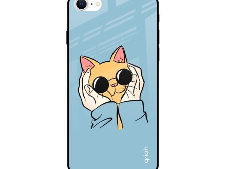 Adorable Cute Kitty Glass Case For iPhone SE 2022 Supply