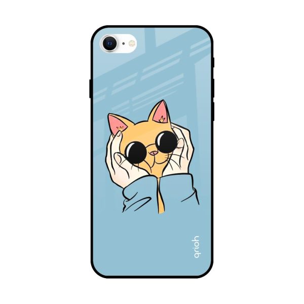 Adorable Cute Kitty Glass Case For iPhone SE 2022 Supply