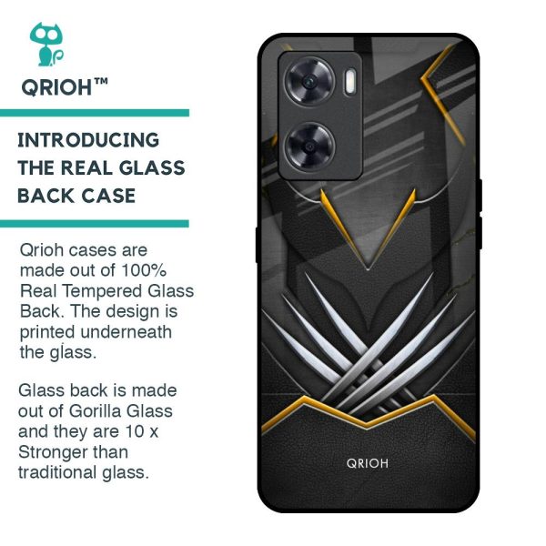 Black Warrior Glass Case for Oppo A57 4G Online Hot Sale