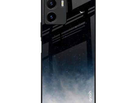 Black Aura Glass Case for Vivo Y15s Online Sale