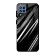 Black & Grey Gradient Glass Case For Samsung Galaxy M32 Hot on Sale