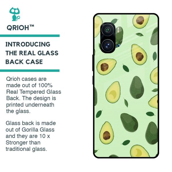 Avocado Green Glass Case For iQOO 9 Pro Hot on Sale