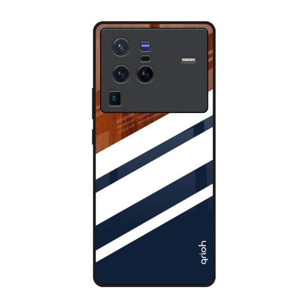 Bold Stripes Glass Case for Vivo X80 Pro 5G Online now