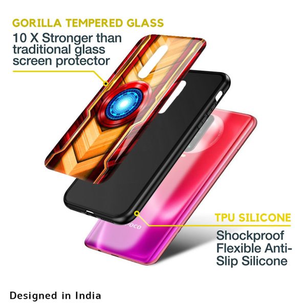 Arc Reactor Glass Case for Poco F4 5G Fashion