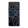 Abstract Tiles Glass Case for Vivo X80 5G Online Sale