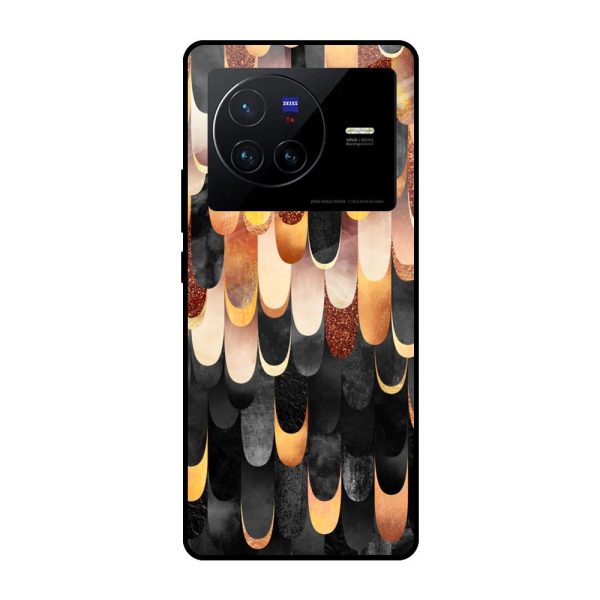 Bronze Abstract Glass Case for Vivo X80 5G Online Hot Sale