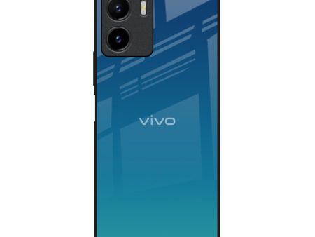 Celestial Blue Glass Case For Vivo Y15s Hot on Sale