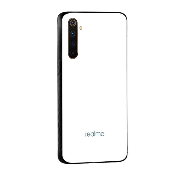 Arctic White Glass Case for Realme C35 Discount