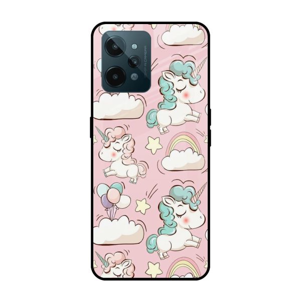 Balloon Unicorn Glass case for Realme C31 Online Hot Sale