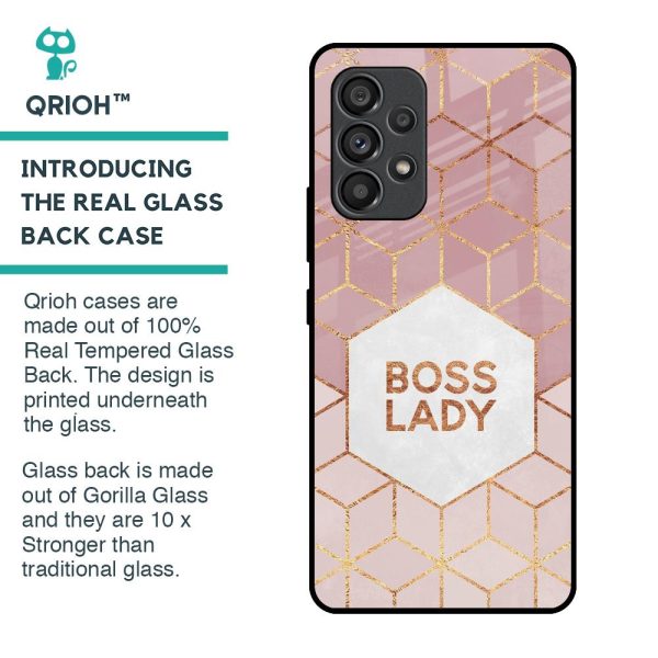 Boss Lady Glass Case for Samsung Galaxy A53 5G Online now