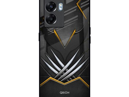 Black Warrior Glass Case for Oppo K10 5G Cheap