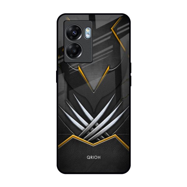 Black Warrior Glass Case for Oppo K10 5G Cheap