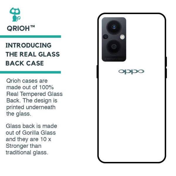 Arctic White Glass Case for OPPO F21 Pro 5G Online