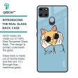 Adorable Cute Kitty Glass Case For Realme C25 Fashion