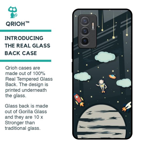 Astronaut Dream Glass Case For Vivo V23e 5G Online Sale