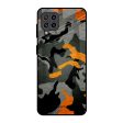 Camouflage Orange Glass Case For Samsung Galaxy M32 Supply