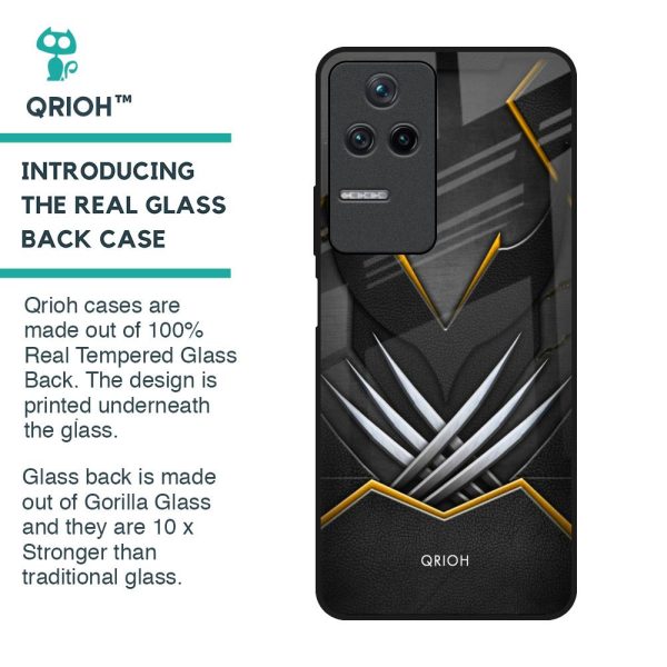 Black Warrior Glass Case for Poco F4 5G on Sale