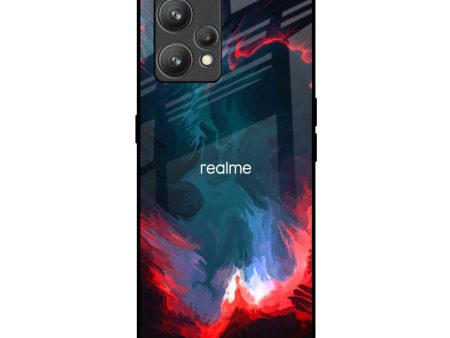 Brush Art Glass Case For Realme 9 Pro Plus Sale