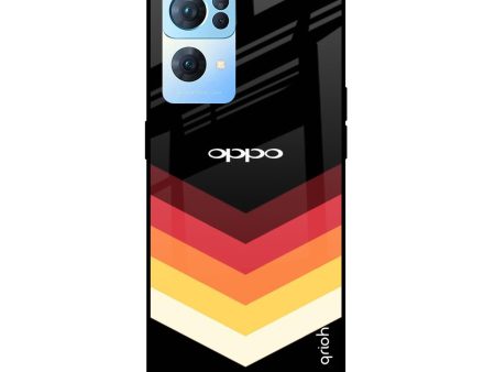 Abstract Arrow Pattern Glass Case For Oppo Reno7 Pro 5G Online Hot Sale