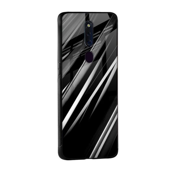 Black & Grey Gradient Glass Case For Oppo A16K Discount