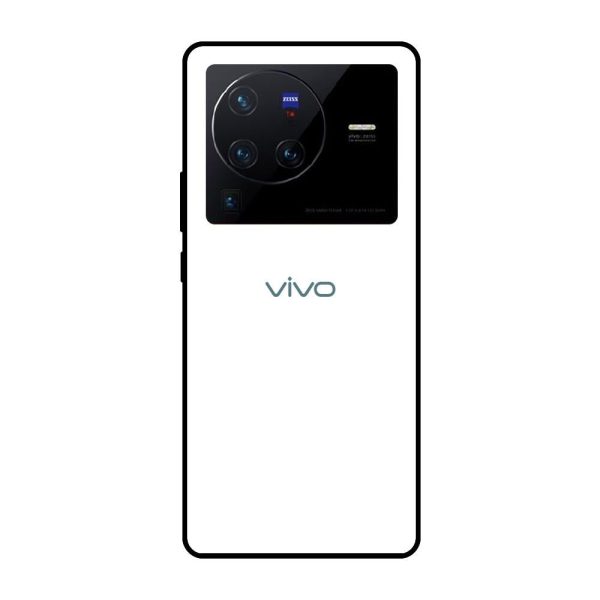 Arctic White Glass Case for Vivo X80 Pro 5G For Cheap