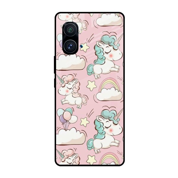 Balloon Unicorn Glass case for iQOO 9 Pro Online