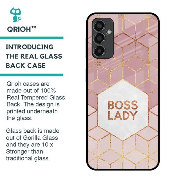 Boss Lady Glass Case for Samsung Galaxy F13 on Sale