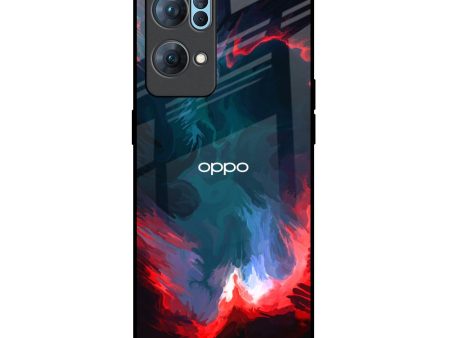 Brush Art Glass Case For Oppo Reno7 Pro 5G Sale