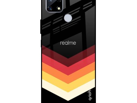 Abstract Arrow Pattern Glass Case For Realme C25 Online Hot Sale