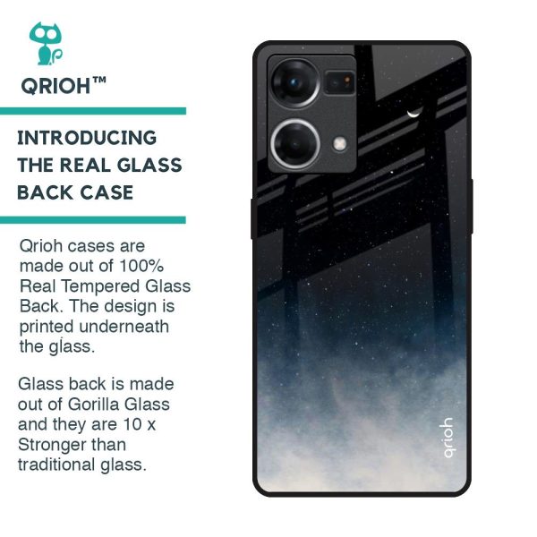 Black Aura Glass Case for OPPO F21 Pro Sale