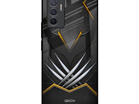 Black Warrior Glass Case for Vivo V23e 5G For Cheap