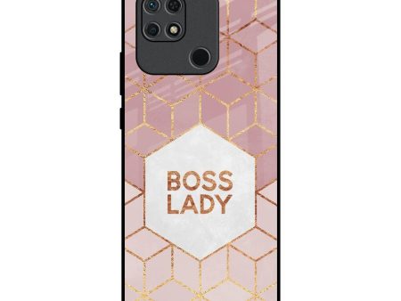 Boss Lady Glass Case for Redmi 10 For Cheap