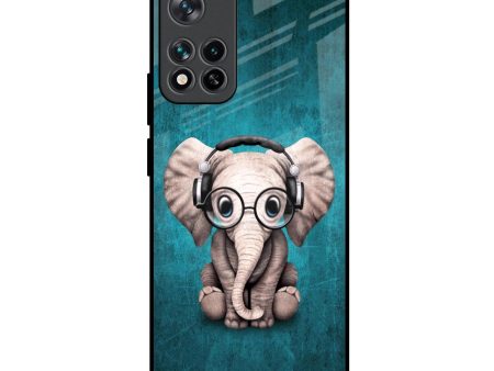 Adorable Baby Elephant Glass Case For Mi 11i HyperCharge Discount