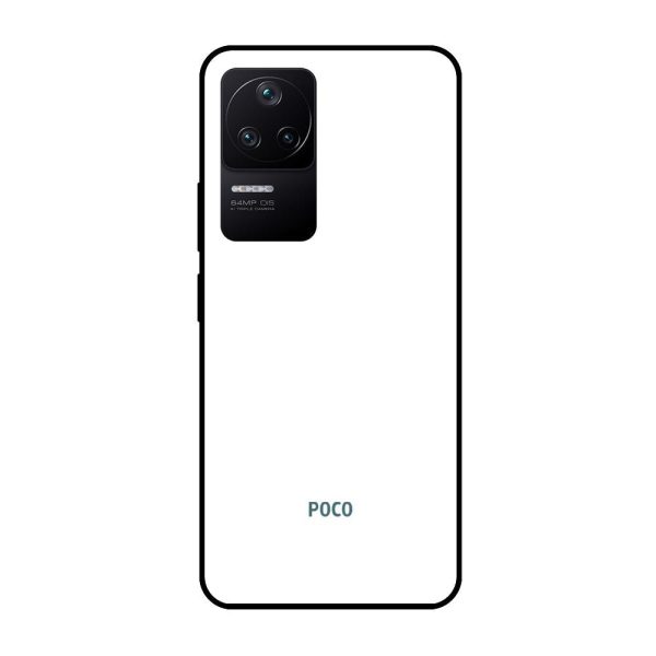 Arctic White Glass Case for Poco F4 5G Sale