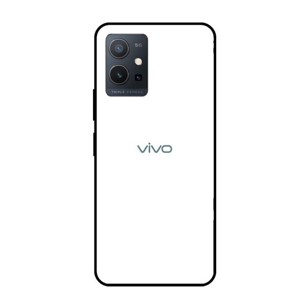 Arctic White Glass Case for Vivo Y75 5G For Discount