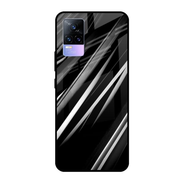 Black & Grey Gradient Glass Case For Vivo Y73 Online