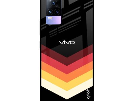 Abstract Arrow Pattern Glass Case For Vivo Y73 For Cheap