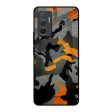 Camouflage Orange Glass Case For Vivo V23e 5G For Sale