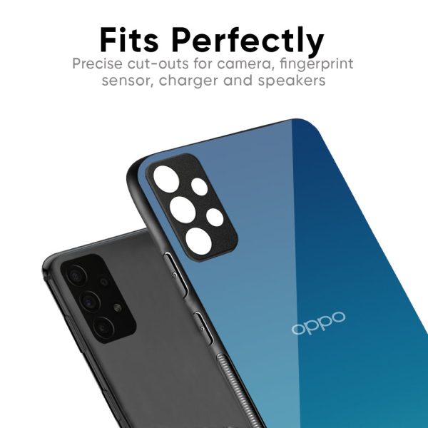 Celestial Blue Glass Case For Oppo Reno7 Pro 5G For Sale