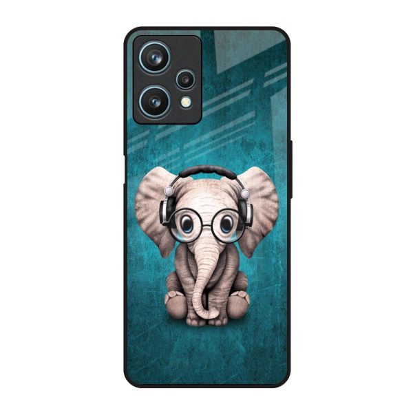 Adorable Baby Elephant Glass Case For Realme 9 Pro 5G Hot on Sale