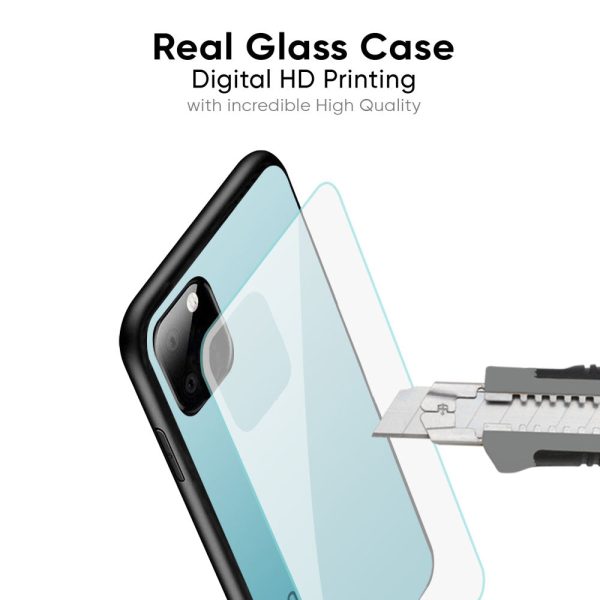 Arctic Blue Glass Case For Vivo Y75 5G Fashion