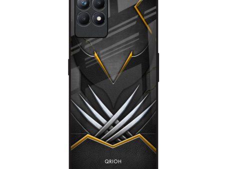 Black Warrior Glass Case for Realme Narzo 50 Online Sale